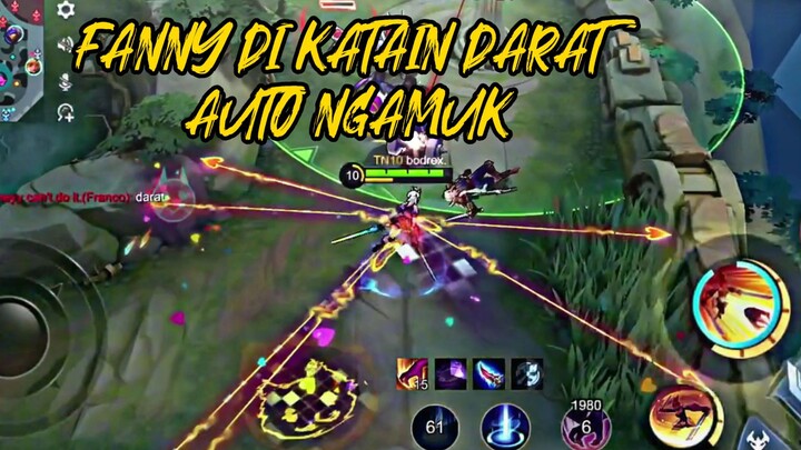 fanny di katain darat auto ngamuk, bikin musuh ketar-ketir🤙🔥🔥