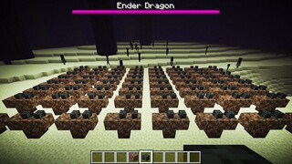 100 withers vs ender dragon