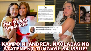 GRABE! INA ni AC, umalma sa statement ng kampo ni ANDREA BRILLANTES!!