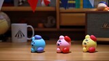 [Kirby of the Stars] Stop Motion Animation丨The Kirbys who dance happily after customs clearance [Ani