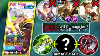 YIN VS FAST HAND LANCELOT AND PRO SILVANA IN SIDELANE | YIN BEST BUILD AND EMBLEM | MOBILE LEGENDS