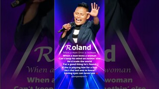 When a Man Loves a Woman | Roland Abante | Listen Now #rolandabante #whenamanlovesawoman #agt2023