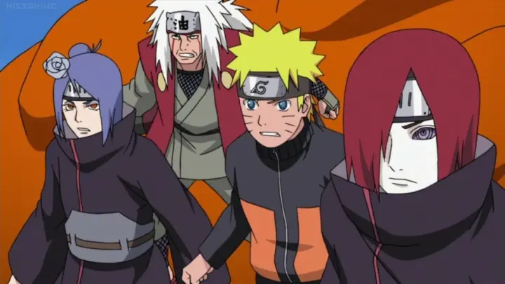 Naruto Sasuke Sakura  And Team Jiraiya vs. Sasori / Itachi Rescues Sasuke / Naruto Shippuden