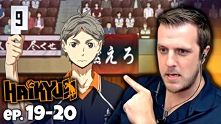 Oikawa VS Kageyama | HAIKYUU Episode 19 and 20 REACTION