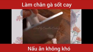 Làm chân gà rút xương sốt cay                #videohaynhat