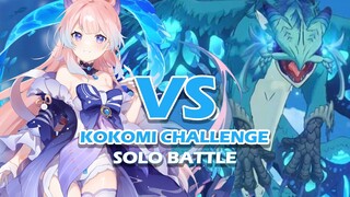 KOKOMI CHALLENGE SOLO BATTLE STORMTERROR DVALIN [ GENSHIN IMPACT ]