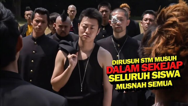 DALAM HITUNGAN DETIK‼️ MURID INI HABISI SELURUH STM LAWAN‼️Alur Cerita Film Gachiban 6 2009