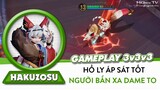 Onmyoji Arena | Gameplay Hakuzosu - Bạch Tàng Chủ trong chế độ 3v3v3