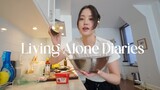 Living Alone Diaries | Barely leaving my apartment and eating all day, Getting my life together!