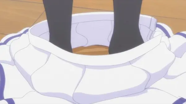 [Anime]Hey, your skirt has dropped