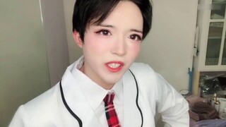 [Yuan Feibai] The cross-dressing boss takes you to experience what women's school uniforms look like