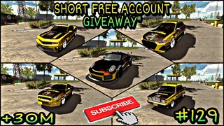 [🔴Short Free Account Giveaway#129 ] [ Pennzoil Design ] Car Parking Multiplayer 4.7.8