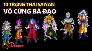 10 trạng thái Saiyan vô cùng bá đạo chỉ tồn tại trong Fan Fiction