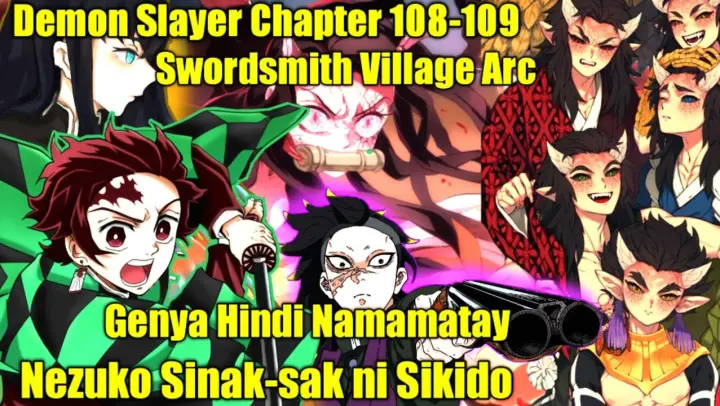 Genya Hindi Namamatay | Nezuko  Sinak-Sak Ni Sikido Chapter 108-109 Demon Slayer