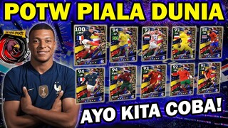 ADA K. MBAPPÉ RATING 100 DI POTW PIALA DUNIA EFOOTBALL 2023 !! BANTAI LAWAN DENGAN MUDAH !! MANTAP !