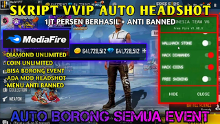 CHEAT FF TERBARU 2022 MOD MENU AUTO HEADSHOT + ANTI BANNED SETELAH UPDATE VIP DIAMOND UNLIMITED