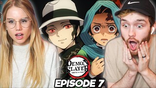 TANJIRO MEETS MUZAN!! Demon Slayer Ep. 7 REACTION