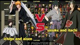 Ichigo All Form & Aizen TYBW VS Sasuke War & Itachi (Anime War 2vs2) Full Fight / 1080P HD