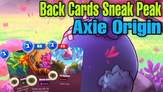 Axie Infinity Origin - Back Card Sneak Peak | First Look and Impression | Skill  Review (Tagalog)