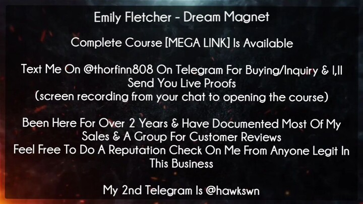 Emily Fletcher Course Dream Magnet download
