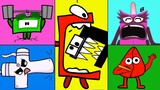 NUMBERBLOCKS, COLOURBLOCKS, ALPHABET LORE BEST OF FUNNY MEMES - Try Not To Laugh