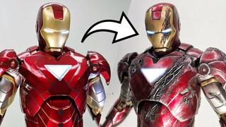 HOW TO BATTLE DAMAGE: ZD TOYS IRON MAN MARK 6