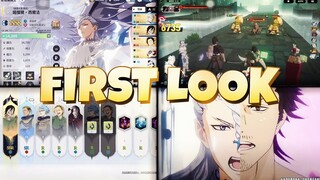 FIRST LOOK BLACK CLOVER MOBILE GAMEPLAY, ANIMATION, SUMMON/RATES, COMBO ATTACK, ALL SSRs & MORE