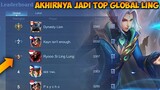 Akhirnya Jadi Top Global Ling Hasil Solo Rank | Ling Gameplay - Mobile Legends