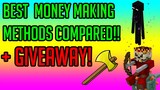Hypixel skyblock BEST money making methods COMPARED and REVEALED! + 20MIL GIVEAWAY!
