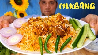 MUKBANG BIRYANI + LAMB CURRY | MUKBANG *REAL EATING SOUNDS*