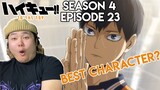 HILARIOUS Haikyu!! Season 4 Episode 23 Reaction