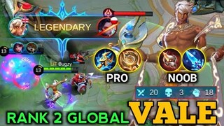 20 Kills🔥Vale Top 2 Global | Gameplay by [Bugzy] - Mobile Legends Bang Bang