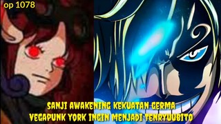 ONE PIECE 1078 FULL - EDAN!! YORK INGIN JADI TENRYUUBITO! SANJI AWAKENING KEKUATAN GERMA