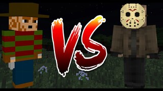 cuộc chiến giữa Jason và Freddy Krueger trong Minecraft pe