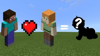 How to Breed STEVE and ALEX in Minecraft ( Bedrock , Java , MCPE , Xbox , Ps4 )