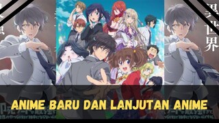 Percaya atau nggak ditahun 2024 ini lebih banyak anime baru ketimbang anime lanjutan