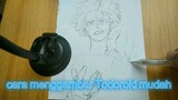 Cara menggambar anime simple | shoto Todoroki
