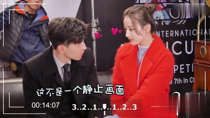 [Dilraba Dilmurat] Behind the scenes, Fat Di is very calm one second, and like a seven-year-old girl