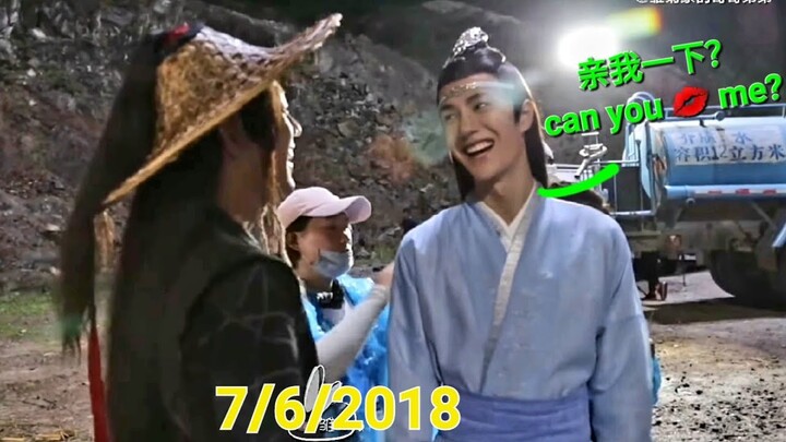 [Eng Sub] The Untamed - LONG BTS Behind the Scenes! 2018.06.07 (Part 2) #theuntamed #陈情令 #陈情令花絮 #cql