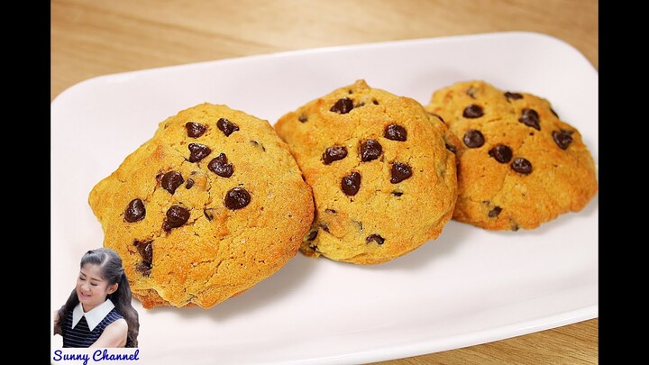 คุกกี้ช็อกโกแลตชิพ : Chocolate Chip Cookies l Sunny Thai Food