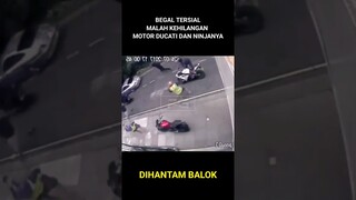 PEMBEGAL SIAL KENA HANTAMAN KAYU