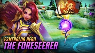 HERO SKIN OF ESMERALDA MAKES MY GAMEPLAY GODLY! | ESMERALDA THE FORESEERER HERO SKIN GAMEPLAY | MLBB