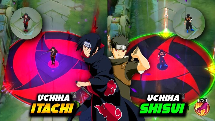 Itachi & Shisui Skin Comparison! Sharingan Vs SharinganðŸ¥µ