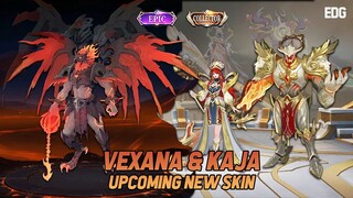 UPCOMING KAJA & VEXANA NEW SKIN | EPIC/COLLECTOR SKIN TYPE | MLBB NEW UPDATE 2023