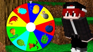 Roleta de Frutas Zoan no One Piece no Minecraft