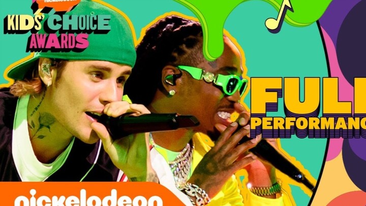 [Justin Bieber] "Intentions" in 2021 American Kids' Choice Awards