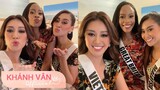 Khi CHỊ EM THUN LẠNH... hội ngộ tại Miss Universe | Khánh Vân Official