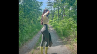 Funny Videos. "No Need to Wear Yoga Clothes… for Hiking"
