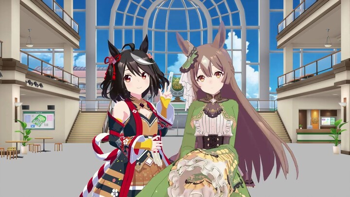 [Uma Musume: MMD Derby Cantik]❤️Goyang Berlian Cahaya Hitam Utara❤️