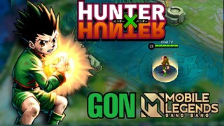 GON IN MOBILE LEGENDS !! 😳😳 [ MLBB Skin COLLABORATION ]